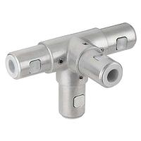 RK Rose+Krieger 11403424025 Mounting Hardware CLAMP, T-JOINT, WITE, 40MM, ITAS, ALUMINUM, INTERNAL TENSION SYS/STAIRWORKS
