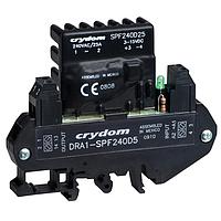 Sensata Technologies - Crydom DRA1-SPF240A25 SSR DIN Mt 280 VAC/8A out 90-140 VAC input