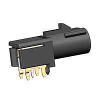 Raydiall Automotive R197.166.A14 PCB Connectors Right angle stamped&formed Fakra PCB header with error proof pin coding A