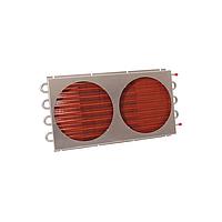 Aavid AS08-20G01SB-M9 Tube-Fin Liquid-to-Air Heat Exchanger, Stainless Steel, Copper Tube-Fin, w/115VAC Ostro Fan Kit