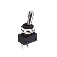 Shin Chin R13-412A2 Toggle Switches 8A/125VAC;8A/250VAC Metal Lever 2P SPST/ON-OFF/0.25"SQ