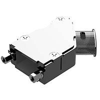 Amphenol Positronic D9000AKNT20/AA Banded Backshell D-Sub Backshell Banded Ellipt Side slot, F, UNC 4-40 treads/washer set,  Size 1