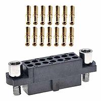 Harwin M80-4E11005F2 Power to the Board 05+05 WAY ES/BORE FEMALE CRIMP HEX