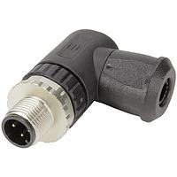 HARTING 21033193401 Right Angle M12-Screw-4P-ACOD-M ANGLED
