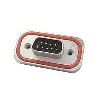 Amphenol Commercial Products MDBE09PE860 Plug DSUB;PCB MALE;VERT METAL SH;4-40 THRD