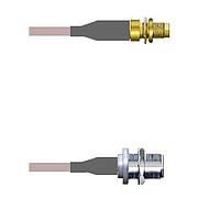 Amphenol Custom Cable Q-31025000H009i RF Cable Assemblies SMA-SJB/N-SJB G142 9I