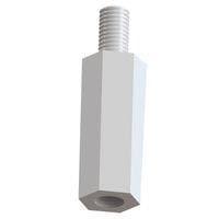 Essentra Components CBMFTS110A Hex CB MALE/FEMALE THRDED STANDOFF:NYL NATURAL, 6-32 UNC THREAD L.217"