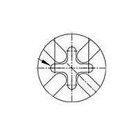 BIVAR 110-030 LED Mounts Perm-O-Pad Round TO-18 Mnt White