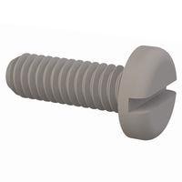 Essentra Components 010832P050 Pan Slotted Pan Slotted Screw, #8-32 Thread, 1/2 Lg