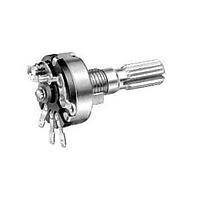 Alpha (Taiwan) RV170SF-10-20K-A100K-0021 Rotary Audio W/SW Knurled 100K Solder Lugs