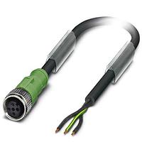 PHOENIX CONTACT 1548749 Sensor Cables / Actuator Cables SAC-3P- 5,0- PUR/M12FS VC