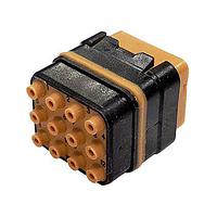 Amphenol Air LB France SIME1220PD Modular Interconnect Systems Module For crimped contacts Pin With peripheral sealing 12 contacts #20 Supplied without contact Polarization D