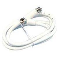 AIM-Cambridge / Cinch Connectivity Solutions 6-25FFP RF Cable Assemblies RG6 75ohm 25' White