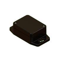 Serpac RBF32P04B08B NEMA/IP Rated Black/Black Flanged Base Plastic Box Enclosure for Wall/Surface Mount