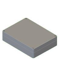 Serpac RB65P06G10G Watertight PLASTIC BOX WATERTIGHT ENCLOSURE GRAY/GRAY (6.30 x 4.72 x 1.59 in)