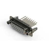 EDAC 628-M15-323-WT6 D-Sub Connectors - Standard Density Vertical Machined D-Sub Connector