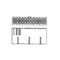 AMP Connectors - TE Connectivity 1-1586862-4 Wire Housings 14P DUAL PLUG F/H GLOW WIRE