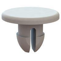 Essentra Components 27PIF0070 Push-In Rivet Push In Fastener, .260 Hole, .171 Panel Thk