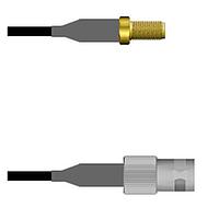 Amphenol Custom Cable Q-2Z0090008108i RF Cable Assemblies SMA-SJ/BNC-SJ RG58 108I