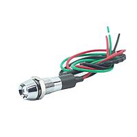 Mallory Sonalert FL1M-8CW-1-D-ERG24V Panel Lights LED RG 8MM NUT 24VAC/DC