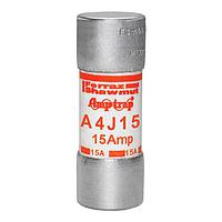 Mersen A4J15 Fast Acting Fuse,Class J,High Speed,200kA AC/100kA AC,600VAC,300VDC,15A