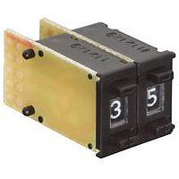 APEM PICOD301ALULS2 Thumbwheel Switches Sub-Mini Pushwheel 16 Pos, Long R/A,Blk