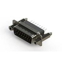 EDAC 627-015-241-257 D-Sub Connectors - Standard Density Vertical Metal Body D-Sub Connector