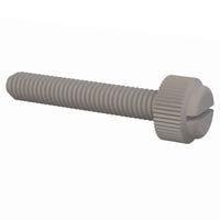 Essentra Components 50M060100T035 Slotted Thumb Slotted Thumb Screw, M6 X 1 Thread, 35mm Lg