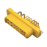 Amphenol Positronic GFSH435F4B/AA Connectors Mixed Density Power Connector,9 size 16 and 4 size 12 and 12 size 20 contacts,Socket (Female),Right Angle Solder