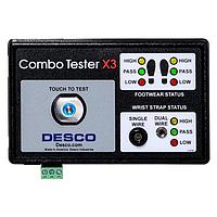 Desco 19275 Anti-Static Control Products COMBO TESTER X3, TESTER ONLY (Tester only)