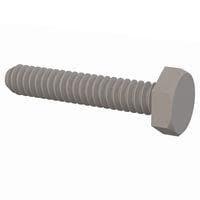 Essentra Components 010632H075 Cap Screw Hex Unslotted Bolt, #6-32 Thread, 3/4 Lg