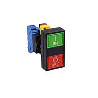 IDEC HW7D-L21F1001M42A-GR Flush 22mm Dual Pushbutton Xfmr LED