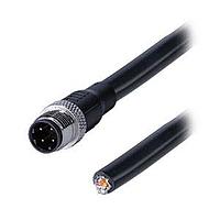Same Sky (formerly CUI Devices) CDM1254-04D-01MST-5M-67 Sensor Cables / Actuator Cables Straight,Shielded,D-Code 4PIN ,Screw Copper alloy,PVC  5.0M