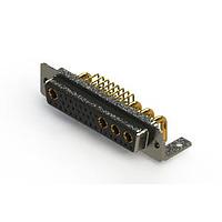 EDAC 630-36W4640-2TC Mixed Contact D-Sub Connectors Right-angle Power Combo D-Sub Connector