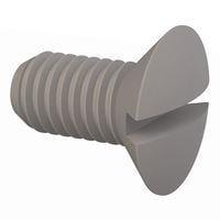 Essentra Components 50M050080L010 Slotted Countersunk 90 Slotted CSK Screw, M5 X .8 Thread, 10mm Lg