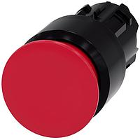SIEMENS 3SU10001AA200AA0 Mushroom PUSHBUTTON, PUSH PULL RED, MH CAP O30MM