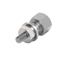 AMP Connectors - TE Connectivity 5552633-4 D-Sub Tools & Hardware METRIC REAR MNT KIT right angle