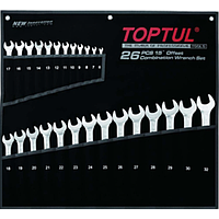 TOPTUL GPAB2601 Offset Standard Combination Wrench Set
