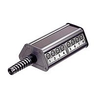 REAN NSB2A-12/4 XLR Connectors STAGE BX 12 IN F/SND 4 OUT MALE/RETURN