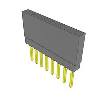 Samtec ESQ-108-13-G-S Sockets Elevated Socket Strip