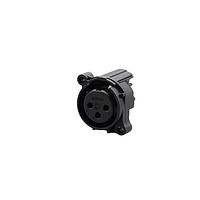 REAN RRX3F-AA-001-0 Receptacles RECPT- 3 pin - F- without ground/shell , PCBH retention spring