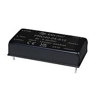 CUI Inc PRC40-24-D12 Isolated dc-dc, isolated, 40 W, 9 - 36 Vdc input, +/-12 Vdc, +/-1.66 A, single regulated output, DIP