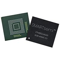 SMARTsemi KTM8GL1ASI01 eMMC FLASH MLC NAND 8GB X1/X4/X8 BUS  5.1 153-FBGA Industrial