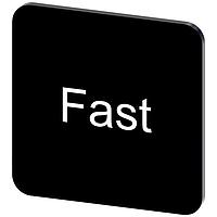 SIEMENS 3SU19000AF160EE0 Labeling Plate, Fast INSCR. LABEL, BLACK 22 X 22MM, FAST