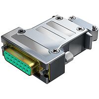 Amphenol Positronic RD37S00GEX Receptacle DSUB 37F CRIMP LC TIN