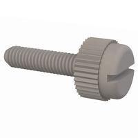 Essentra Components 50M030050T012 Thumb Screw Slotted Thumb Screw, M3 X .5 Thread, 12mm Lg
