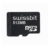Swissbit SFSD0512N1BM1TO-I-ME-2A1-STD MicroSD Cards 512MB microSD Card SLC S-455u IND TEMP