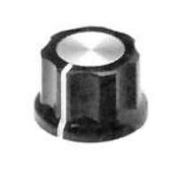 Alcoswitch - TE Connectivity PKES150B1/4 Cylindrical Knob with Skirt FLUTED 1.77" W/SKIRT SWITCH KNOB