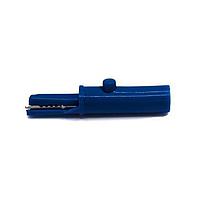 Mueller BU-161-6 RF Connector Accessories INSULATED ALLIGATOR CLIP W/4MM SOCKET BLUE