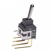 NKK Switches A24AV Process Sealed Subminiature Toggles SP3T .394 VERTICAL PC
